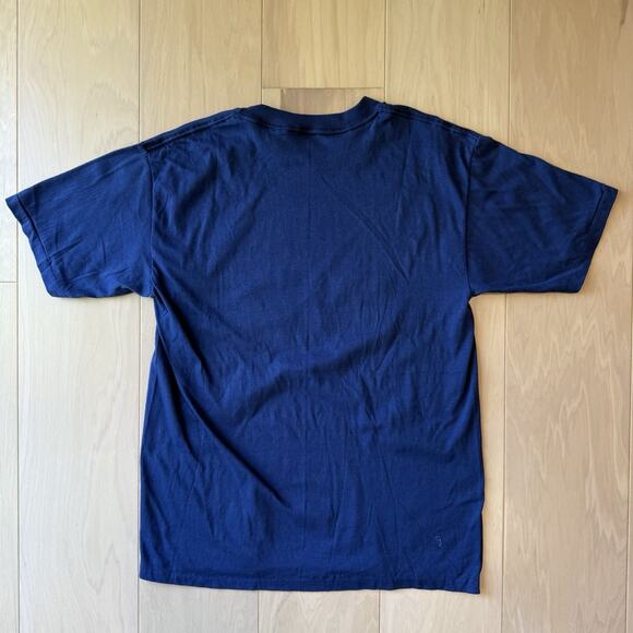 Vintage F**k Off Shirt XL Blue 80s EIICY OSE POLAR OPP Streetwear Punk New York - Picture 7 of 8